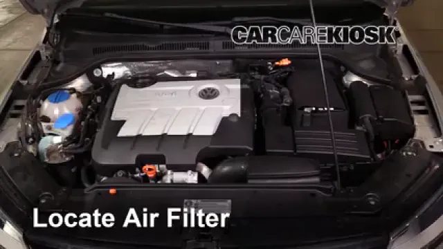 2012 Volkswagen Jetta TDI 2.0L 4 Cyl. Turbo Diesel Sedan Filtro de aire (motor) Cambio